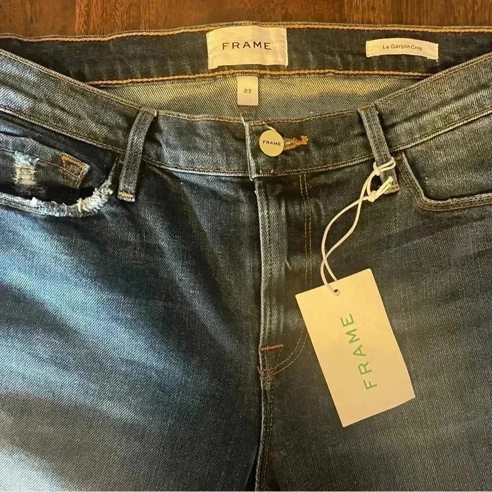 - Frame jeans Le Carçon Crop by Anthropologie - $220 - Picture 10 of 15